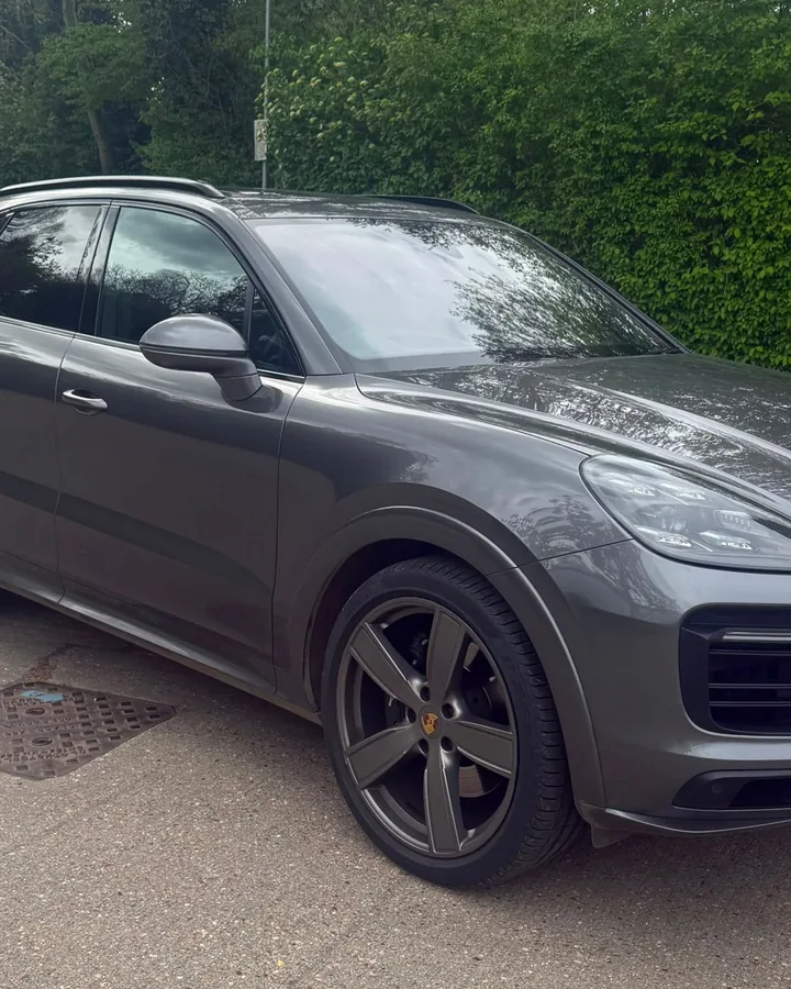 Grey Porsche Cayenne