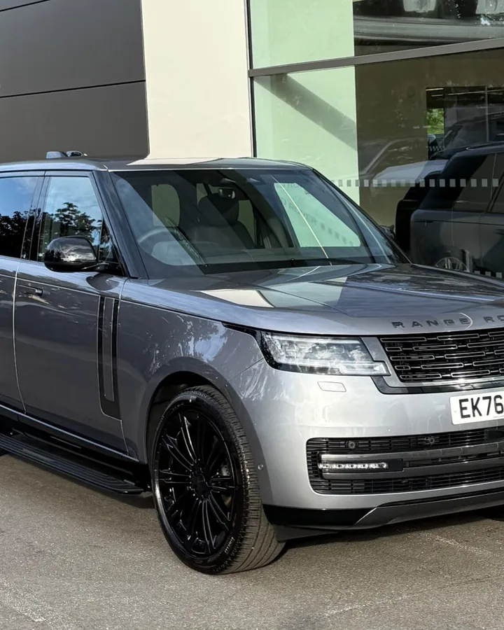 Grey Range Rover